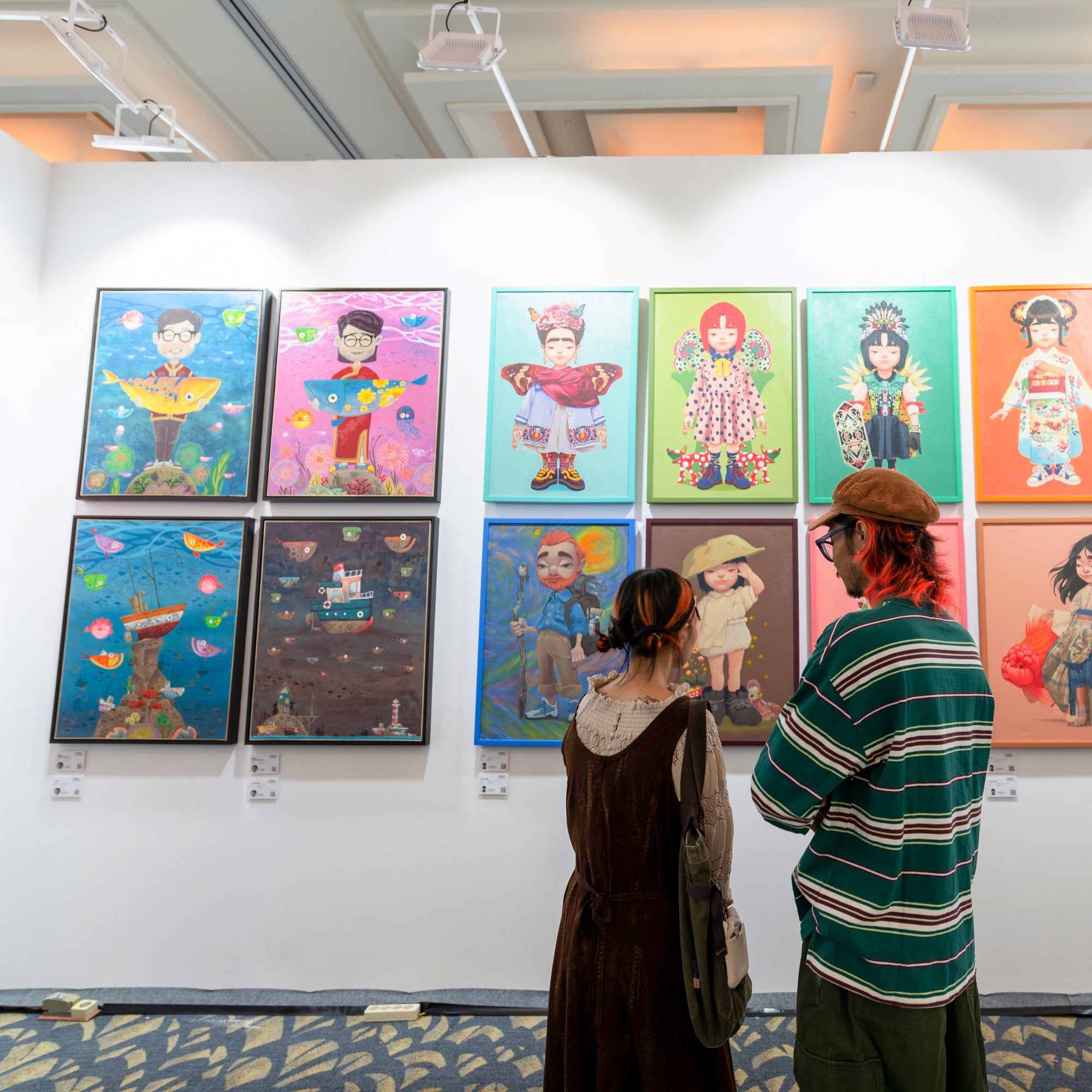 An expressive Neo-Expressionism Art acrylic artwork by M Medik at 2Madison Gallery. This artwork represents Contemporary Art Indonesia within the Art Gallery Jakarta and Asian Gallery scene.