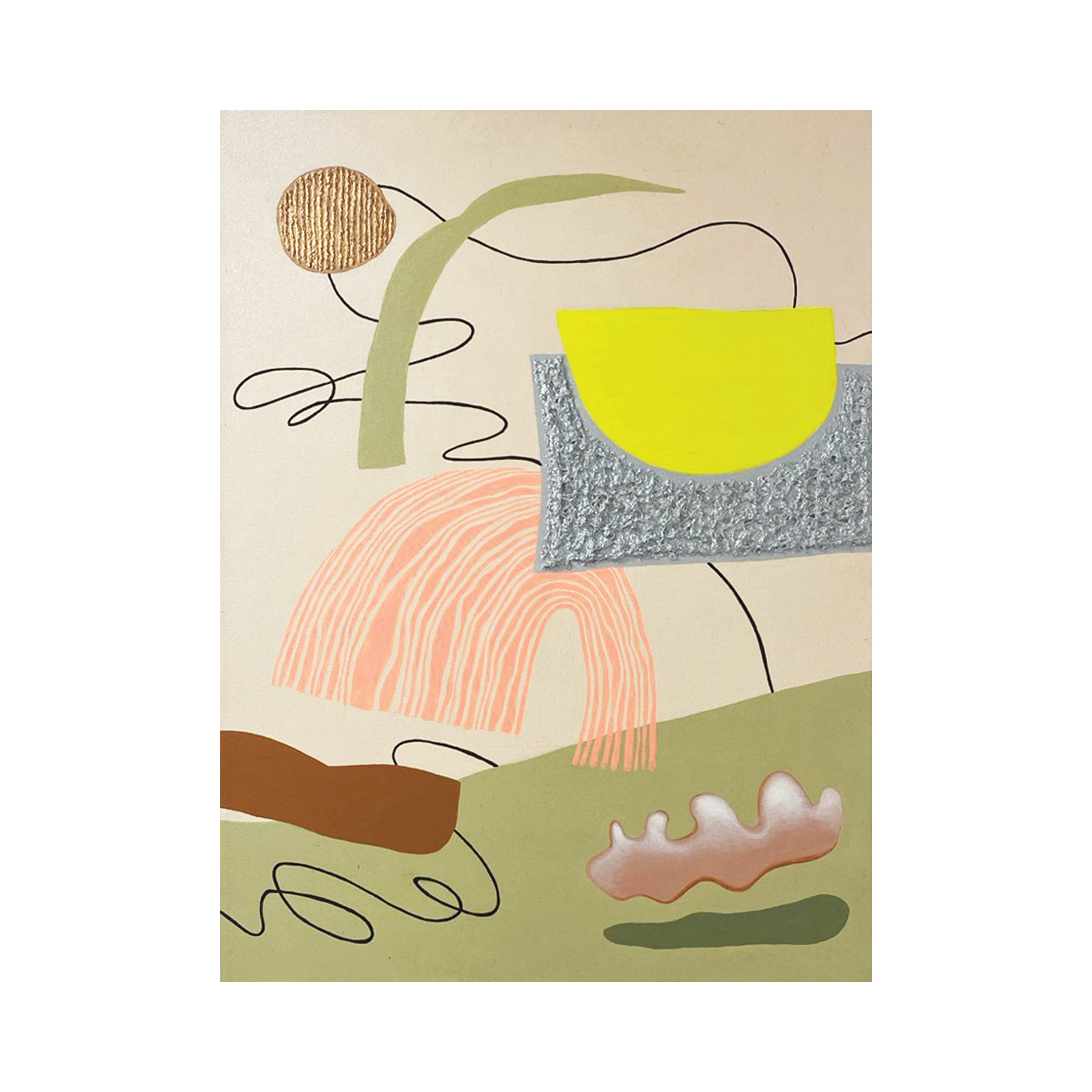 Abstract Expressionism Art painting titled "Chasing the Sunset" by Mardina Rahayu at 2Madison Gallery. Part of Art Indonesia and Contemporary art Asia, this work represents Affordable art Asia.