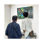 Neo-Expressionism Art painting "Satyam Vada, Dharmam Chara" by Reydo Respati at 2Madison Gallery. Featured in Art Gallery Jakarta, Asian Gallery, and Affordable art Asia.