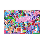 Pop Surrealism Art painting titled "Childhood Memory" by Anton Afganial at 2Madison Gallery. Part of Art Indonesia and Contemporary art Asia, this work represents an Emerging artist Asia.