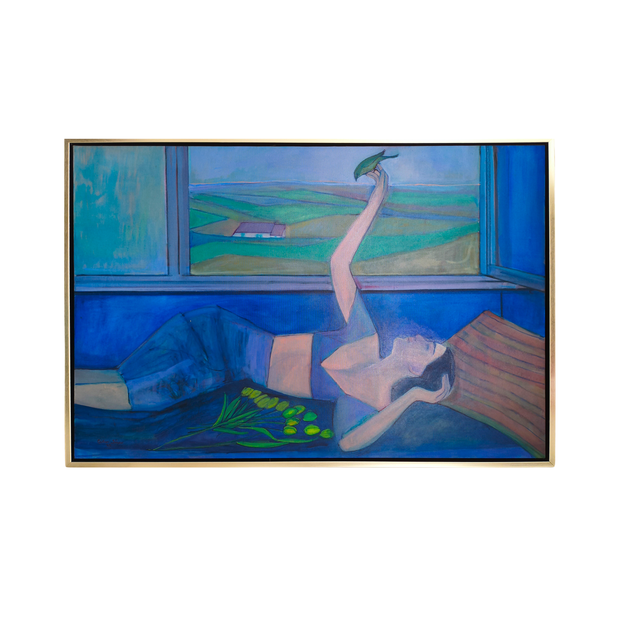 A soulful original art piece at 2madison Gallery Jakarta, "Libertas" (2025) by Ciler Suvey is a serene oil on canvas painting. This Gallery Jakarta showcase embodies the elegance of Indonesia Art and Contemporary art Indonesia, curated for international collectors by this leading South East Asia gallery.