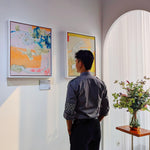 An Abstract Expressionism Art painting titled "Fragments of Emotion" by Mardina Rahayu at 2Madison Gallery. This evocative work is featured in Art Gallery Jakarta and Indonesian Gallery and represents Affordable Art Asia.