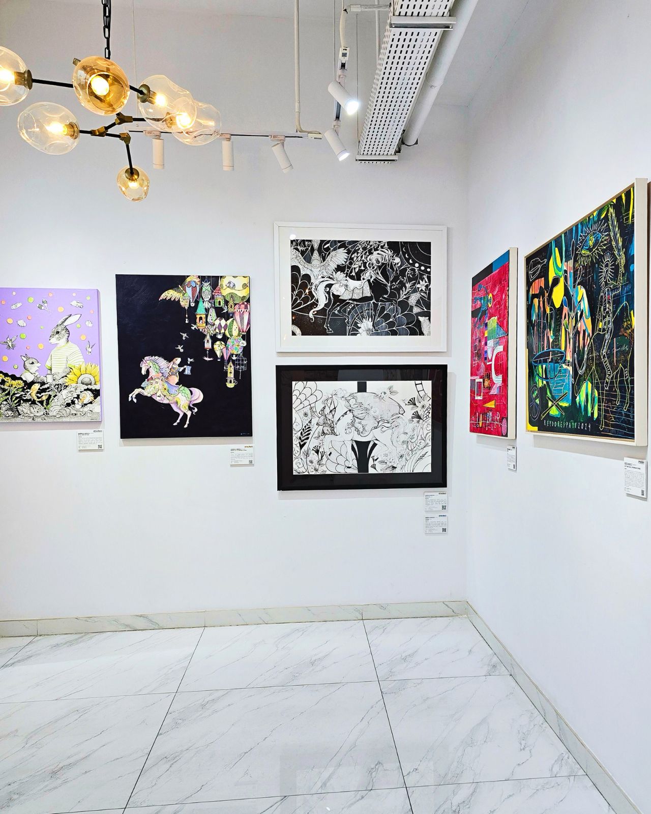 Art Nouveau painting by Gabrielle Andhita at 2Madison Gallery. Part of Contemporary art Indonesia, Art Indonesia, and Affordable art Asia.