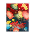 An Abstract Art painting titled "Growing Around The Pain" by Mardina Rahayu at 2Madison Gallery. This Indonesia Art artwork reflects resilience and emotional growth within Contemporary Art ASEAN and South East Asia Art.