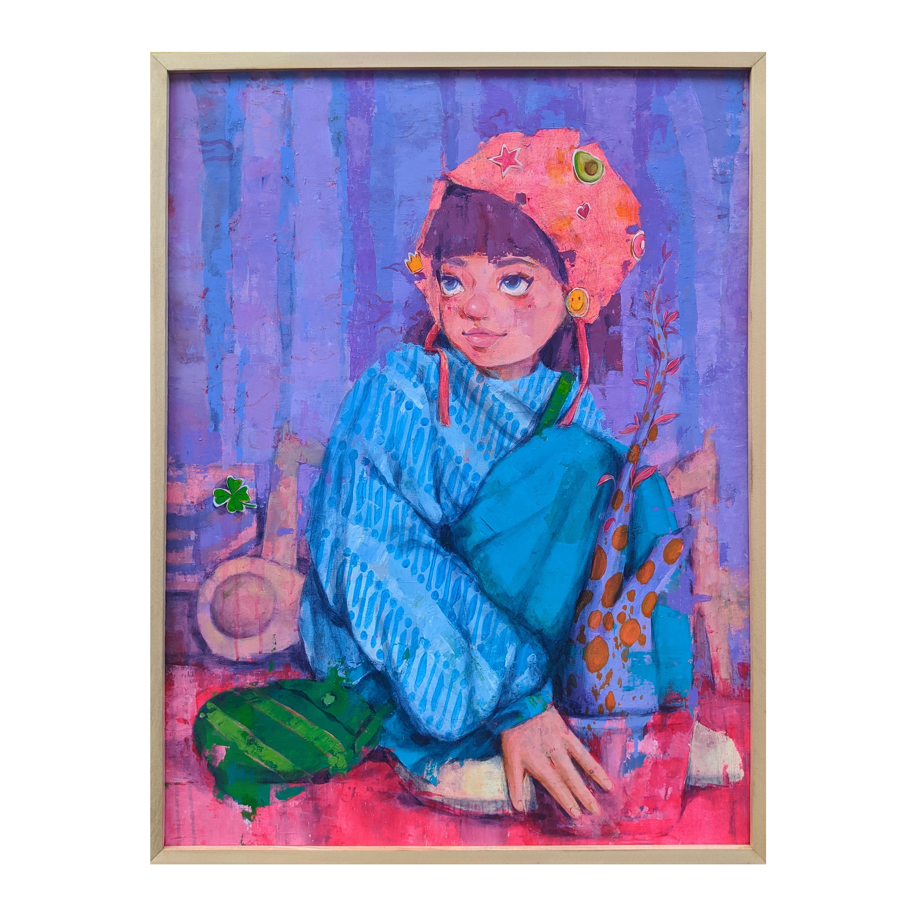 An Indonesian modern art painting titled "Little Things That Matter" by Taj Ega Panenggak at 2Madison Gallery. Featured in Art Gallery Indonesia and Asian Gallery, this piece represents Affordable art Asia.
