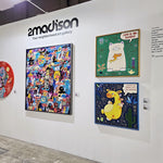 An expressive Neo-Expressionism Art painting titled "Lonely Noise Land (2023)" by Soni Irawan at 2Madison Gallery. This work represents Contemporary Art Indonesia within the Gallery Jakarta and Asian Gallery scene.