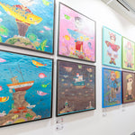 An expressive Neo-Expressionism Art acrylic artwork by M Medik at 2Madison Gallery. This artwork represents Contemporary Art Indonesia within the Art Gallery Jakarta and Asian Gallery scene.