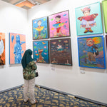 An expressive Neo-Expressionism Art acrylic artwork by M Medik at 2Madison Gallery. This artwork represents Contemporary Art Indonesia within the Art Gallery Jakarta and Asian Gallery scene.