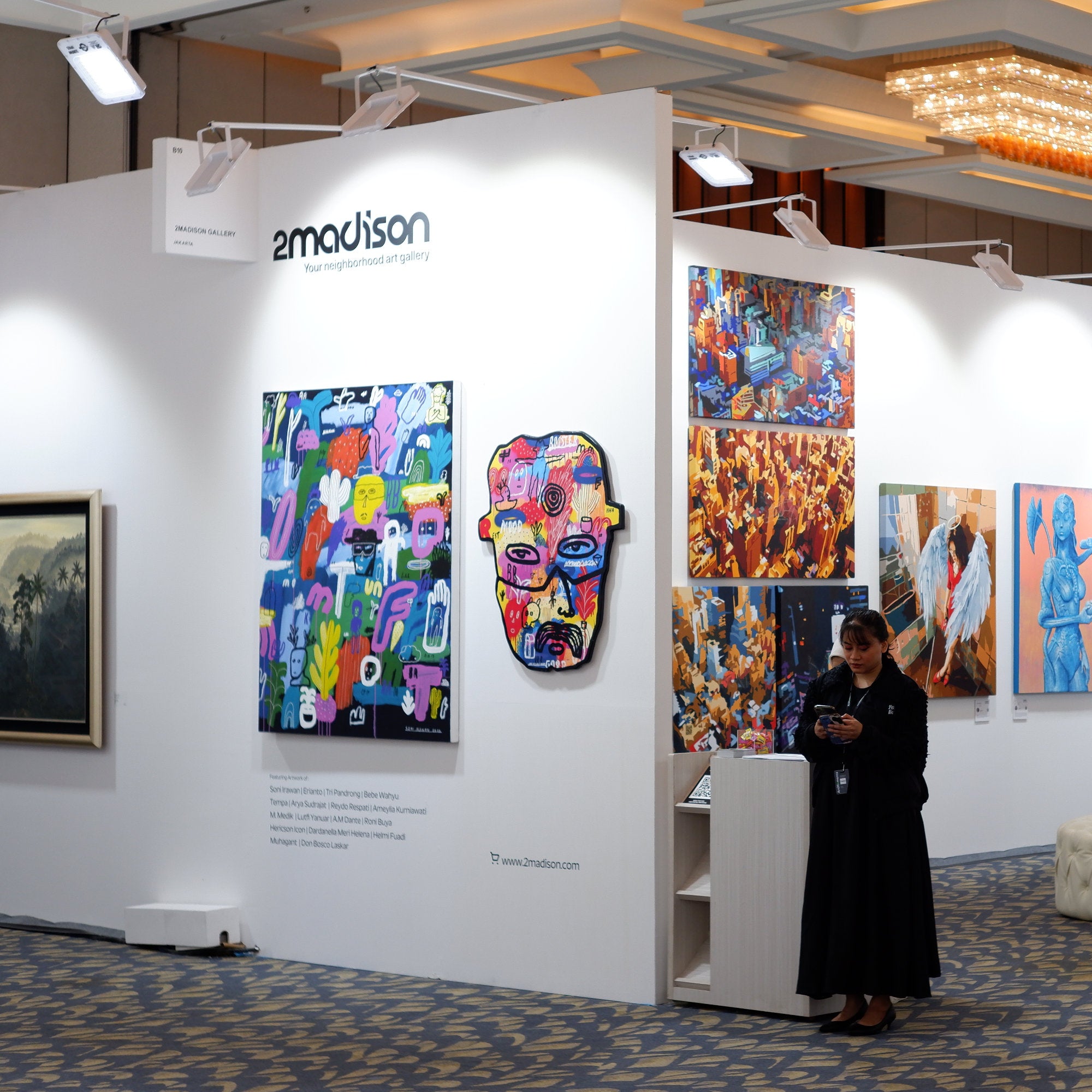 An expressive Neo-Expressionism Art painting titled "The End Is The Beginning #2" by Soni Irawan at 2Madison Gallery. This artwork represents Contemporary Art Indonesia within the Art Gallery Jakarta and South East Asia art scene.