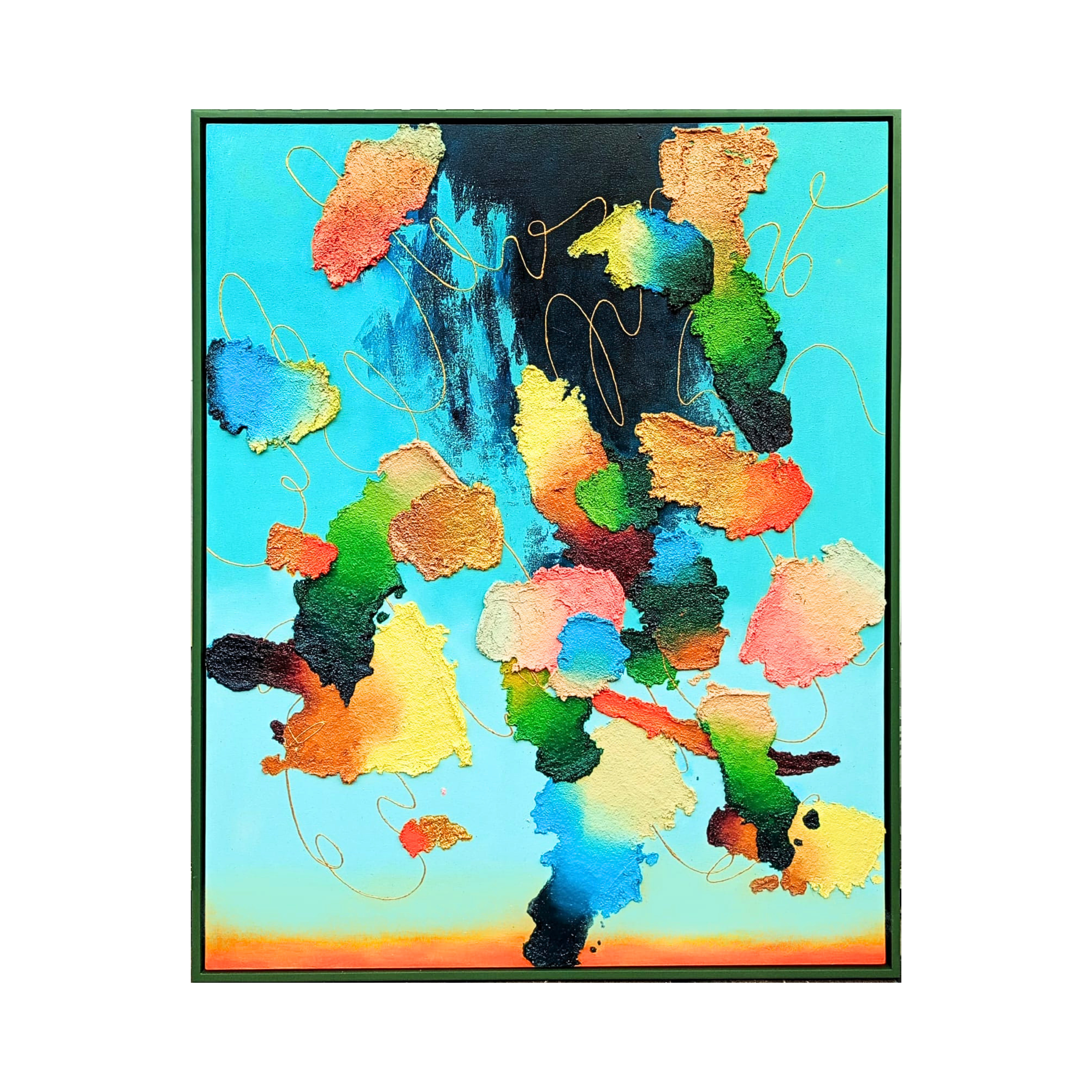 An original Abstract Art painting titled “The Blue Beneath Breathing” by Mardina Rahayu at 2Madison Gallery. This Contemporary Art Asia piece represents emotional depth through layered textures in the Indonesia Art and Asian Gallery scene.