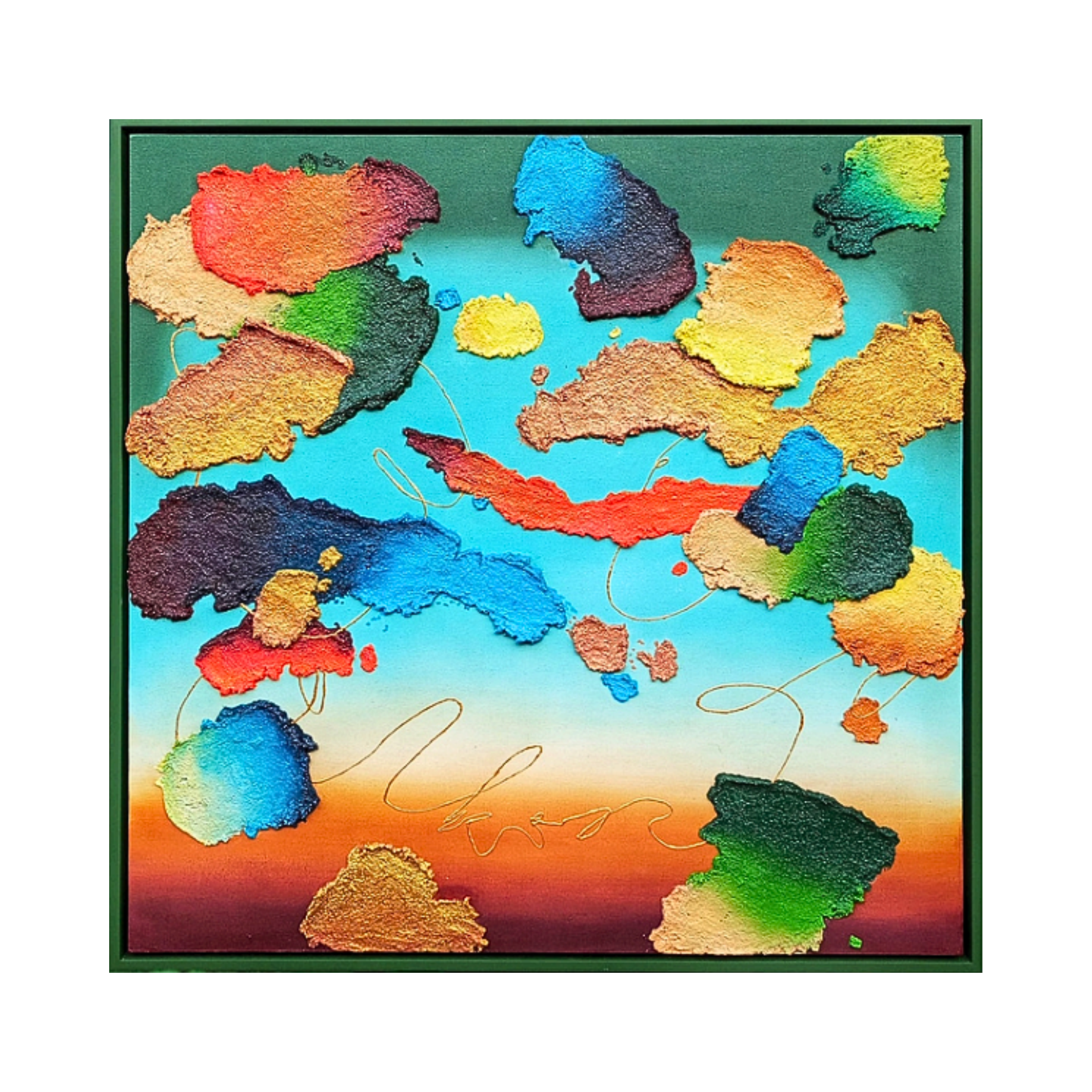 An original Abstract Art painting titled “The Blue Beneath Breathing” by Mardina Rahayu at 2Madison Gallery. This Contemporary Art Asia piece represents emotional depth through layered textures in the Indonesia Art and Asian Gallery scene.