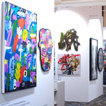 An expressive Neo-Expressionism Art painting titled "The End Is The Beginning #2" by Soni Irawan at 2Madison Gallery. This artwork represents Contemporary Art Indonesia within the Art Gallery Jakarta and South East Asia art scene.