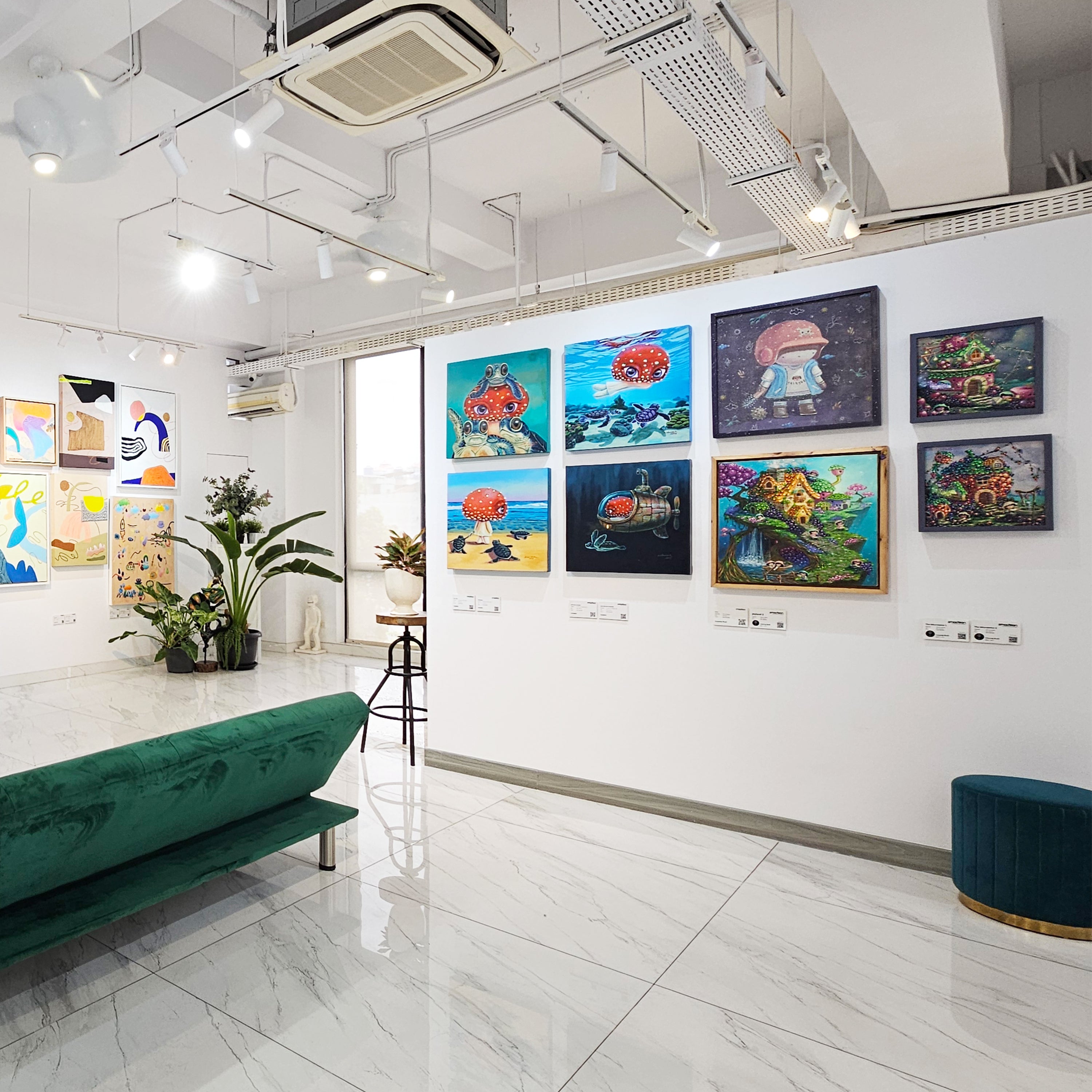 Pop Surrealism painting by Zubaidah at 2Madison Gallery. Part of Art Indonesia and Contemporary art Indonesia, presented in an Asian Gallery context.
